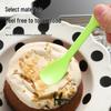 Disposable Individually Packaged Dessert Spoons for Ice Cream & Cake