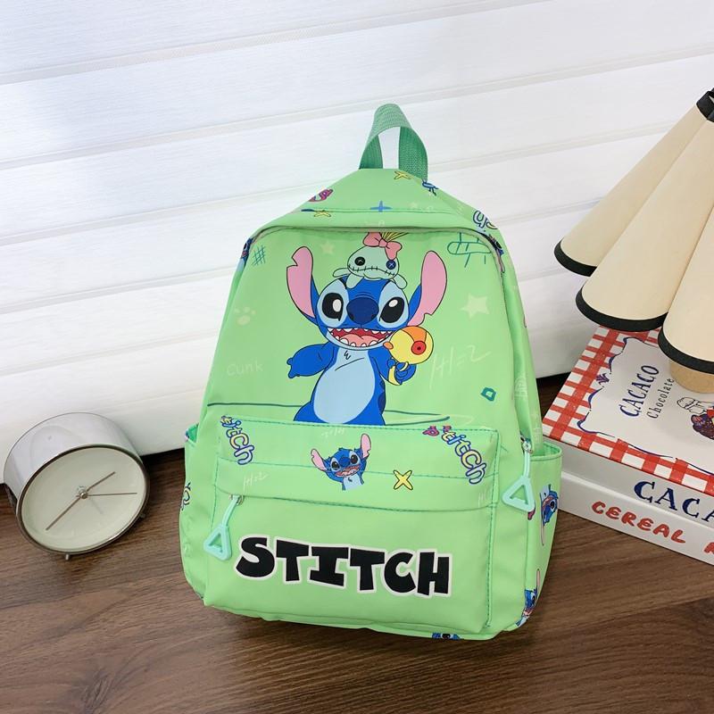 Lilo Stitch Kids School Backpack With Lightweight Nylon And Animal Print For Preschoolers