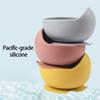 Food Grade Silicone Baby Feeding Bowl Nonslip Suction Cup Heat Resistant Easy Grip Spoon For Newborns Kids
