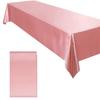Satins Banquet Tablecloth 57 X 71 Inch Rectangular Draped Table Cover with Smooth Silky Fabric for Wedding Reception Decors