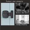 Mechanical Password Cabinet Lock, Rotary Lock for Double Doors, Keyless Combination Door Lock, Black