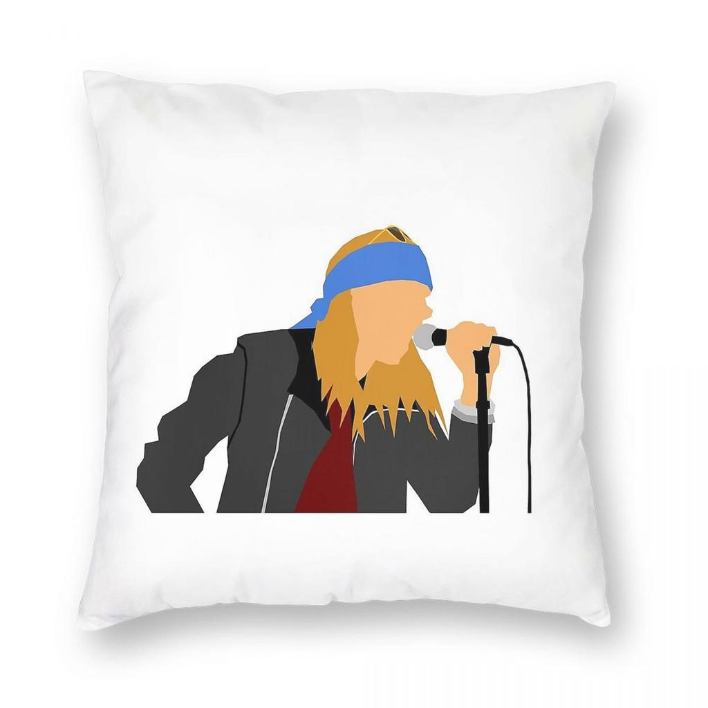 Axl Rose Sweet Child O Mine Square Pillowcase Polyester Linen Velvet Printed Zip Decor Car Cushion Case
