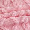 Coral Fleece Velvet Blanket Solid Double Sided Jacquard Geometric Pattern Thickened Blanket Bedspread Plaid Blankets