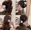 2024 New High-End Dried Rose Claw Clip for Women - Elegant Side or High Ponytail Accessory