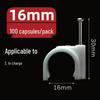 U-Shaped Steel Nail Cable Clips (4-50mm) for Telephone/Network Wires