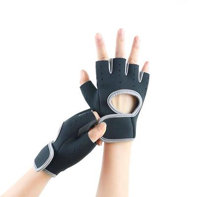 YFASHION 1 PAIO Guanti Mezze Dita Sport Palestra Sollevamento Pesi Esercizio Guanti Fitness Per Uomini Donne Palestra Fitness Supporto Mano