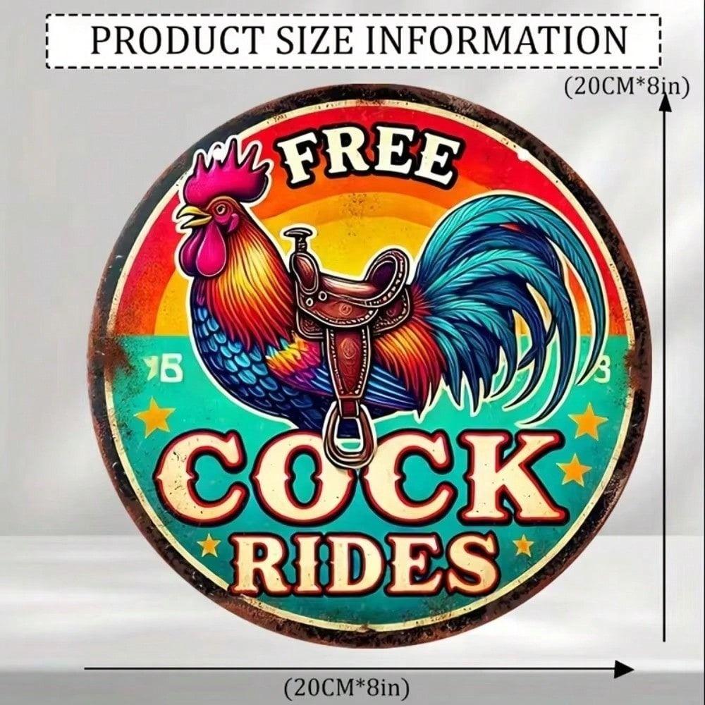 Metal Tin Sign Art Retro Decorative Painting 20x20cm