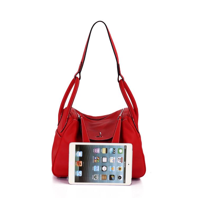 Lindy Genuine Leather Pillow Shoulder Handbag for Women