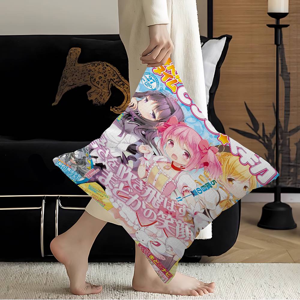 Puella Magi Madoka Magica Animes Personalized Pillow Cover Kids Bedroom Wild Party Decor Pillowcase Kid Birthday Shower Gift