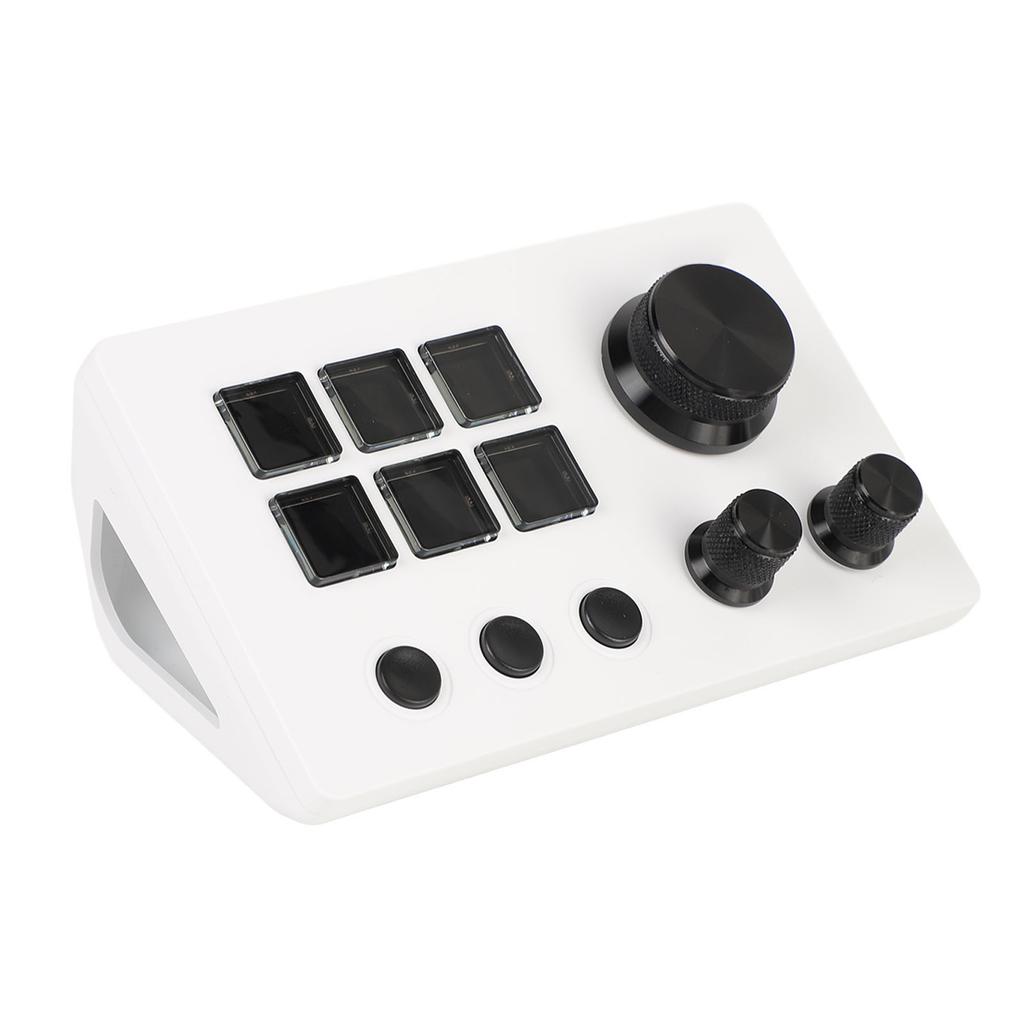 Visuelle Tastatur mit Drehreglern 6 Tasten LCD Benutzerdefinierte Taste Visuelle Tastatur für OBS für Twitch für OS X PC