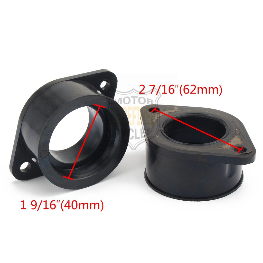 For Kawasaki KZ440 KZ400 1980 - 1983 Motorcycle Parts Carburetor Intake Manifold Air Joint Boot Set UNDEFINED