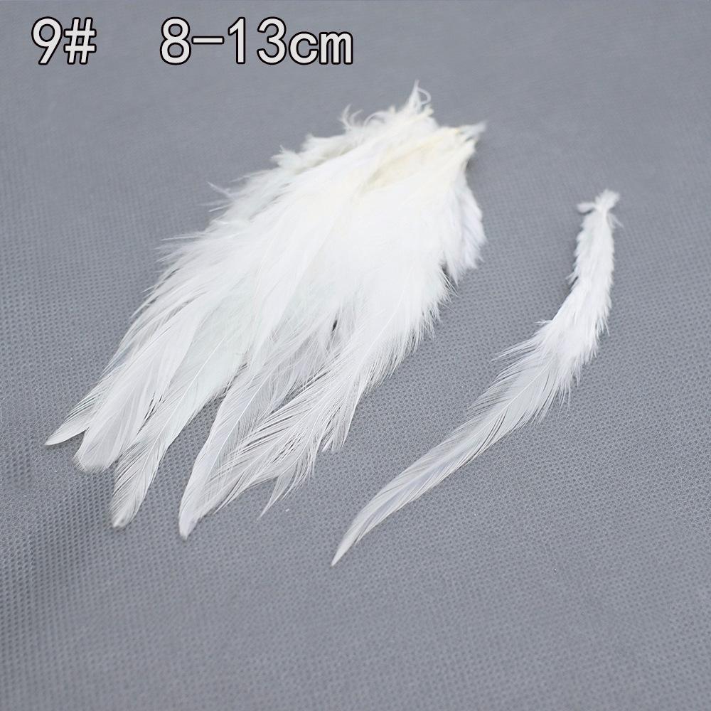 Weiße Feder Kollektion: DIY Handgemachte Bekleidungsaccessoires mit Gänse- und Truthahnfedern