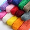 Fio Chenille de Seda de Gelo Brilhante Oco Atualizado e Lã Fio Fino Tingido Leve para Bolsas de Crochê Chapéus e Agulhas de Tricô