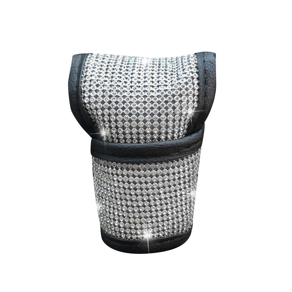Car Shift Gear Cover Diamond Handbrake Protector Covers Crystal Shoot Gear Shoulder Guard Cover Auto Interior Decor Car Supplies