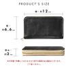 Tochigi Leather Coin Genuine Coin Slim Small and for Men and Black Case, Leather, Purse, Wallet, Compact, Women, [NB],