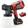 Paint Sprayers Baumr Baumr Ag 20V Electric Paint Sprayer Cordless Air Gun Kit, Lithium Battery With Fast Charger