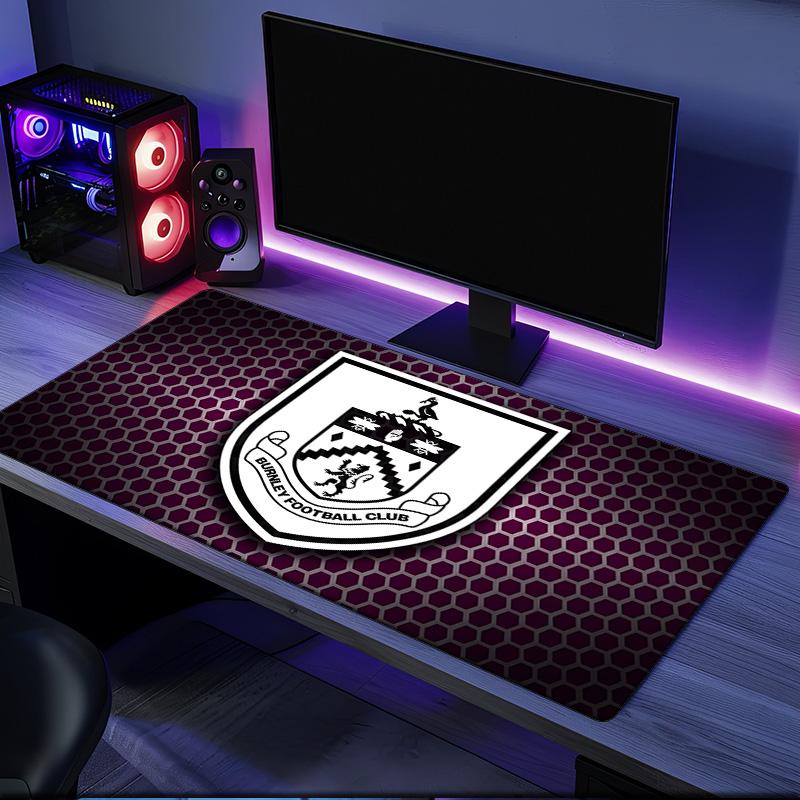 Football Club Burnley Mouse Pad, Rubber Base, Mouse Pad for Gamers and Office Use, Gaming Desk , Easy To Clean Mat Christmas Fan Gifts