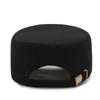 Fashion military hat Men's hat Shade sunscreen Heroic tall and straight flat top military hat Cotton comfortable atmosphere Sports hat