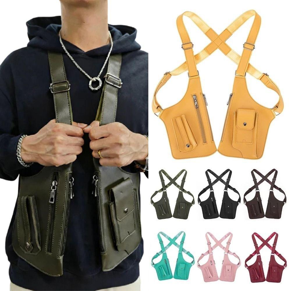 Adjustable Strap Anti-Theft Underarm Bag Vintage Underarm Strap Wallet Pocket Daily Use