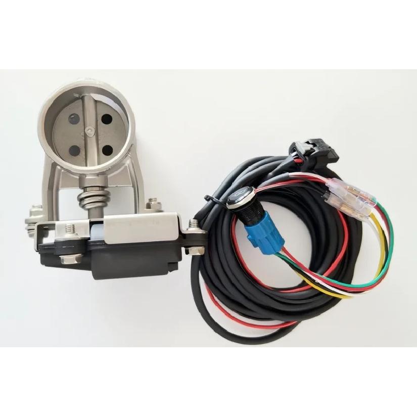 

Electric exhaust control valve Electric Valve Unit with black button control Excellent sealing Exhaust Control Valve 3 inch