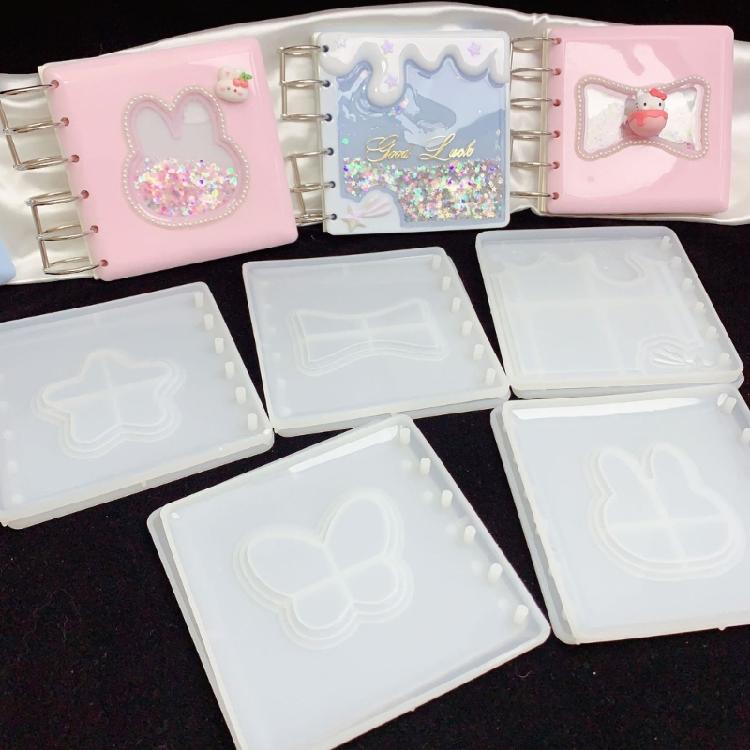 A7 Notebook Cover Molds Handmade Epoxy Resin Mould DIY Crafts Jewelry Making