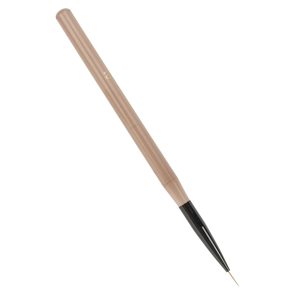 Nail Liner Brush Professional Rough Rod Nail Art Drawing Brush Transparent Coffee