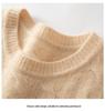 Men's Vintage Cable Knit 100% Pure Cashmere Sweater - Heavyweight, Crew Neck, Light Luxury Texture