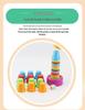 Cross-Border Children's Stacking Cup Puzzle Game: Colorful Brain Training & Early Education Toy
