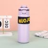New Stainless Double SJump Cup Double Vacuum Big Cap Straight Drink Cup Stylish Portable Thermos Cup Durable Durable