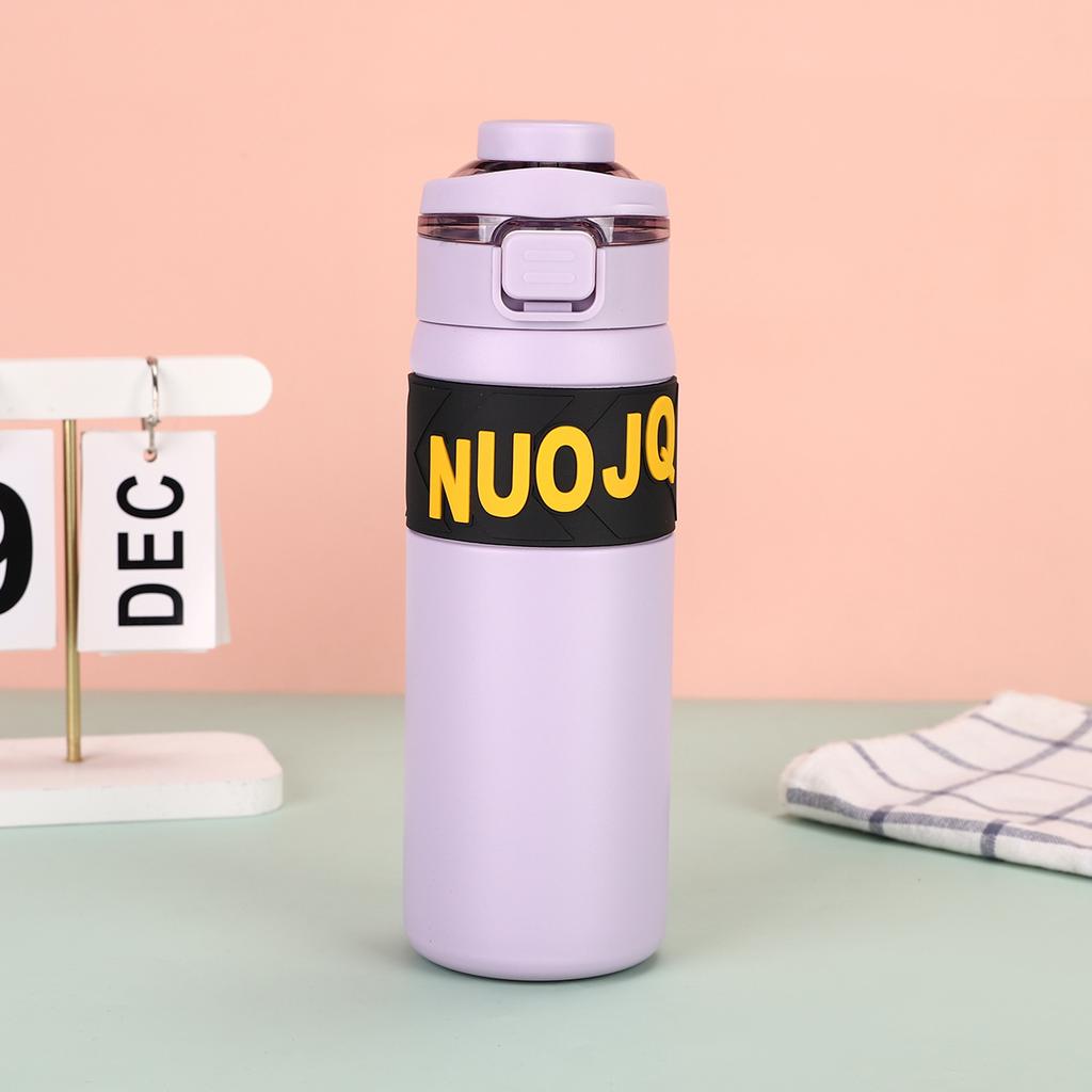 New Stainless Double SJump Cup Double Vacuum Big Cap Straight Drink Cup Stylish Portable Thermos Cup Durable Durable