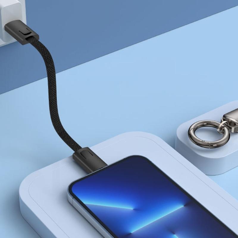 PD60W USB C Fast Charging Data Cable with Lanyard, Smooth Connectors for Charging/Data Transfer