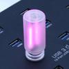 Stylish Glass USB Powered LED Filament Atmosphere Night Light with Touch Control Suitable for Car and Bedroom Ambiances
