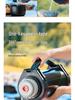 Large Stainless Steel Insulated Water Bottle with Double Lid and Strap for Outdoor Sports