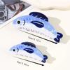 New Creative Ocean Sardine Clip Hair Clip Cute Texture Shark Clip Ponytail Clip Hair Ornaments Female