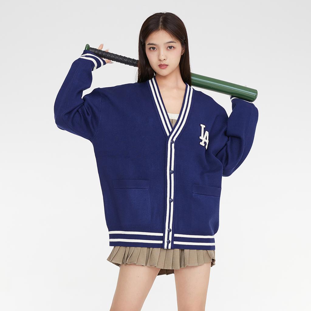 New MLB Los Angeles Dodgers Knitwear Unisex Navy Blue 3AKCV0134-07NYS
