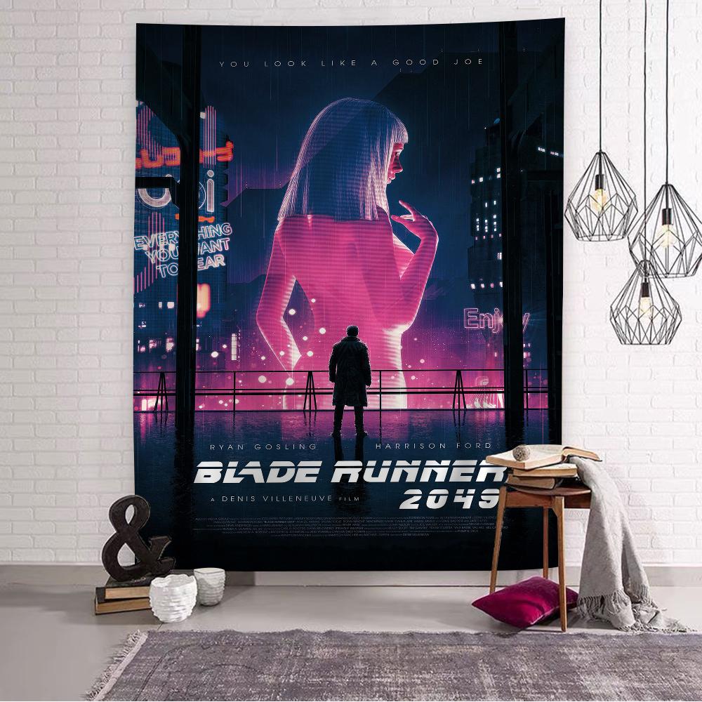 American Movie Blade Runner 2049 Hanging Tapestry Cheap Hippie Wall Hanging Bohemian Tapestries Mandala Wall Hanging Home Decor