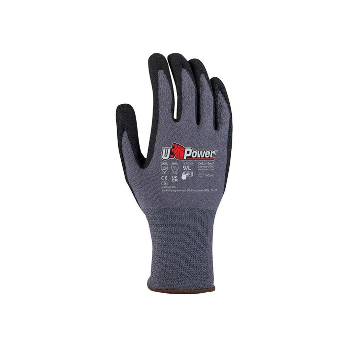 Gants de protection U-Power Merenghe (x12) - Gris - 10