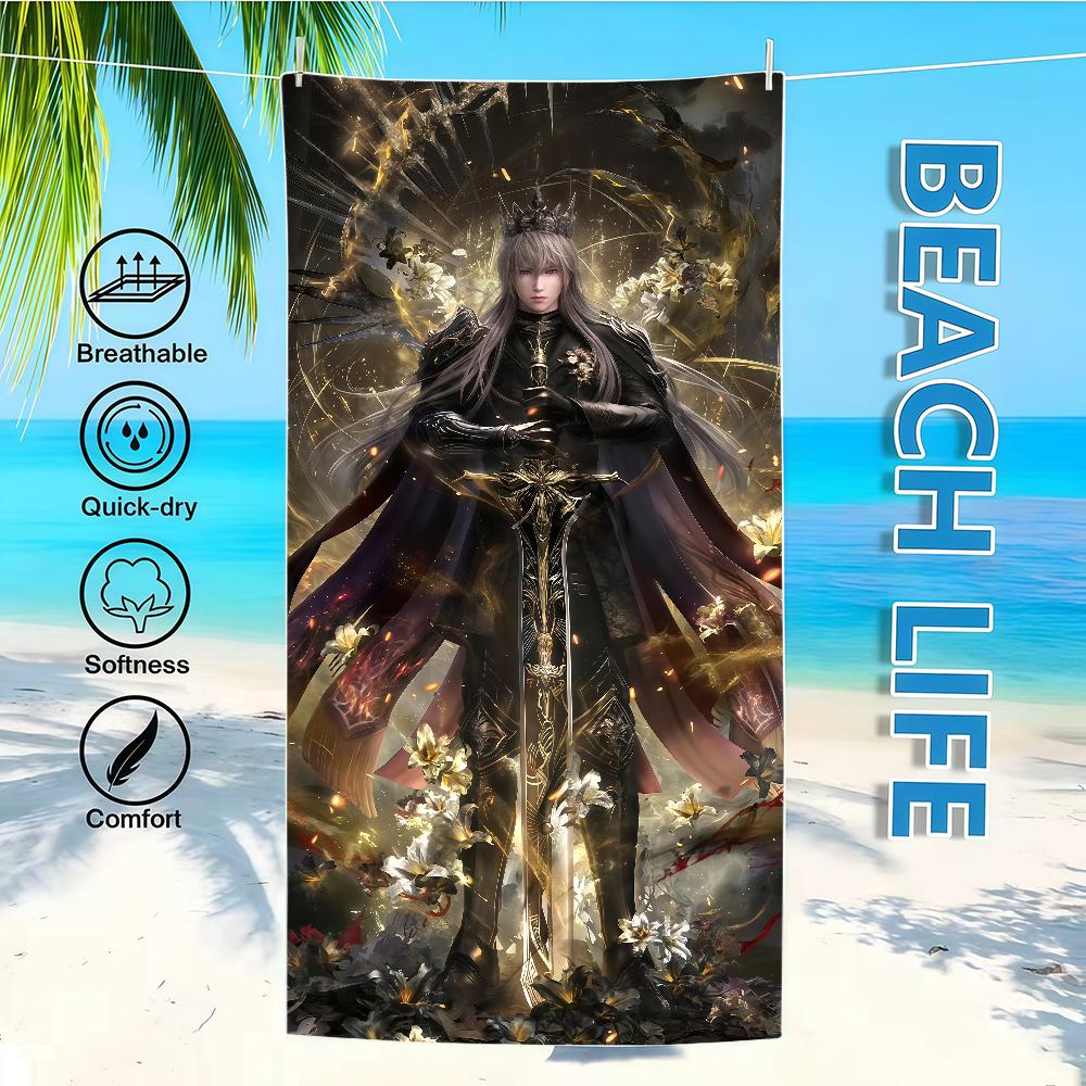 Towel Collection Textile Bathrobe Beach Quick-Drying Deepspace Lightweight Portable Camping Love And Swim Pool Travel
