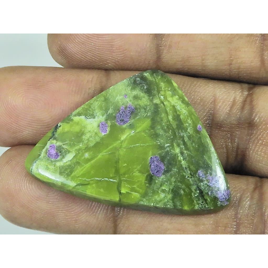 26X39X05 MM Natural Atlantisite Fancy Shape Cabochon Loose Gemstone 43Cts. G-209