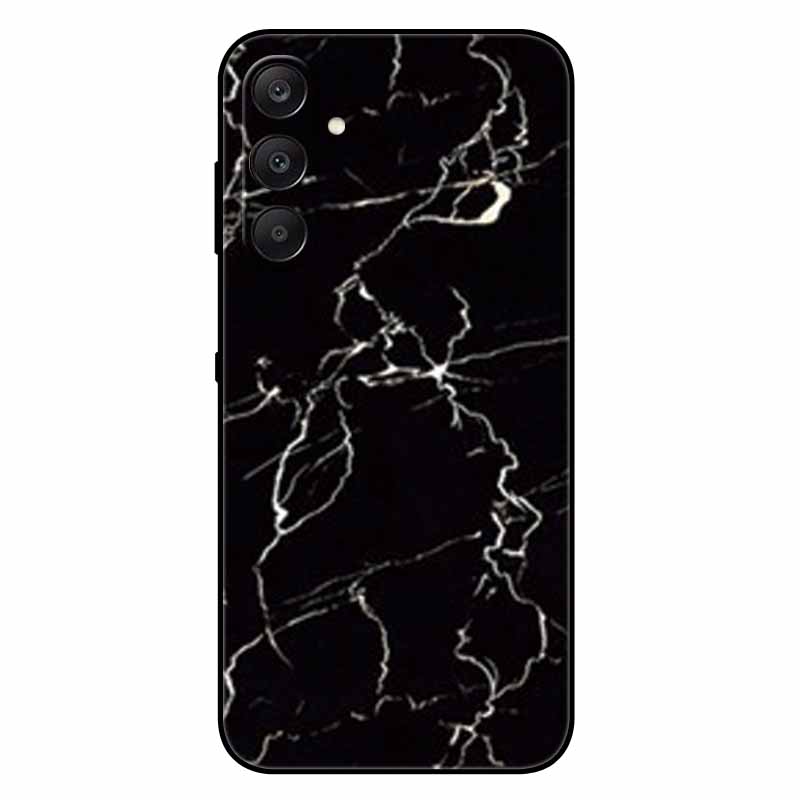 For Samsung A17 5G Case Black Silicone Soft Fashion Animal Back Cover For Samsung Galaxy A17 5G TPU Coque Cute Protective Bumper