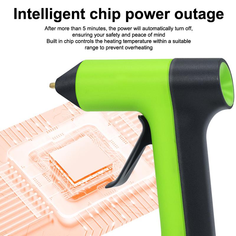 Cordless Glue Gun Auto Shut Off Small Rechargeable Melt Glue Gun For Jewelry Circuit Board Crafts
