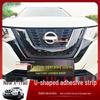 Černý Warrior Přední mřížka U-tvarový lem pro Nissan X-Trail 2017-2021