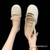 Baotou Half Slippers Spring and Summer Outer Wear Year Pearl Bow Soft Bottom Fairy Wind Sandals