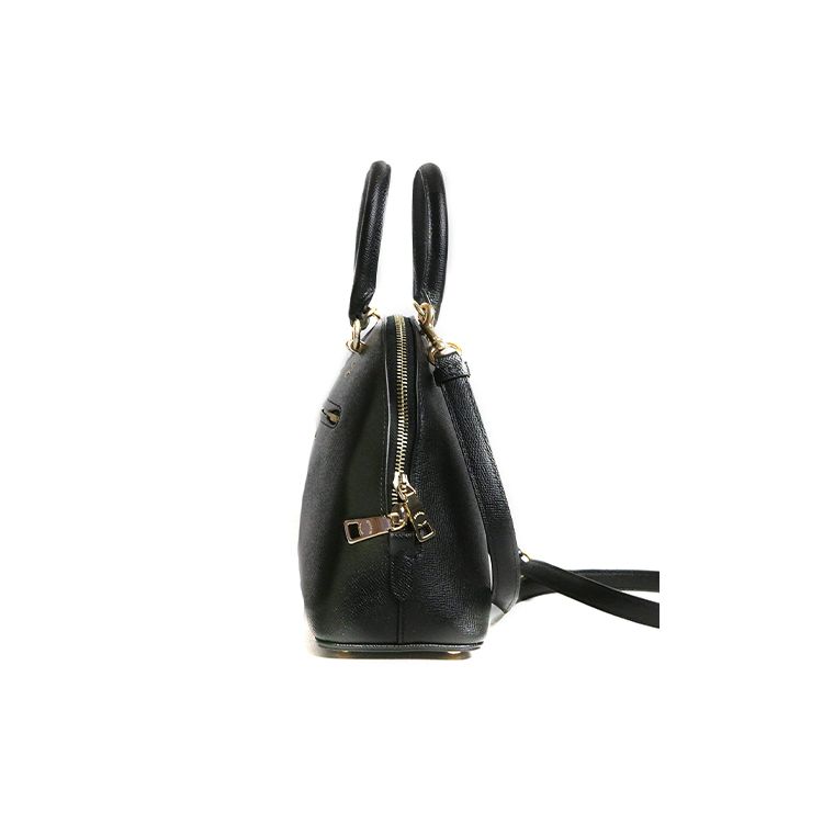 Coach Katy 30 Large Capacity Logo Plaque Leather Shell Bag Shoulder Bag Crossbody Bag Tote Bag Women Bags Black 2553-IMBLK