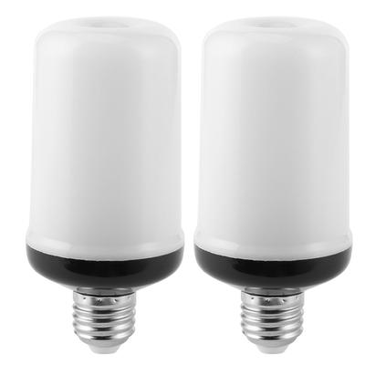 2 SZT. 99LED Lampa Płomienia Symulowanego Żarówka Ognia z Czujnikiem Grawitacyjnym na Imprezę Festiwale Dekoracja