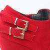 New Arrival High Heels Ankle Boots for Women 15 Cm Wedges Shoes Woman Red Black Custom Design Platform Boots Winter WSH5005