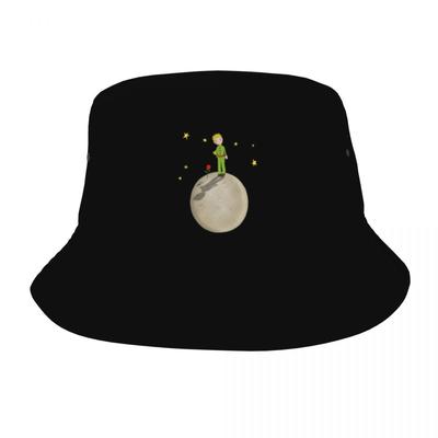 Der kleine Prinz Bob-Hüte Frühlings-Kopfbedeckung Stuff Eating An Elephant Cartoon Fishing Fisherman Cap für Camping Unisex Panama-Hut
