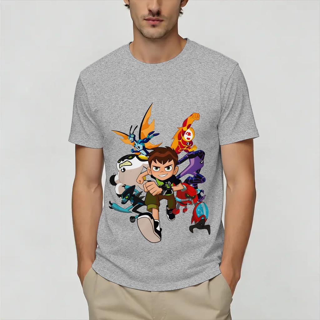 Ben 10 Aliens TShirts Unisex Novelty 100 Cotton Tee Shirt Round Neck Short Sleeve T Shirt Gift Idea Clothes