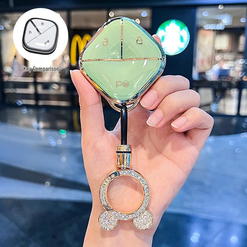 Cloud Yueye Wuling Key Case for KiWiev and Bingguo Models - Women's Key Shell with Buckle