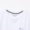 Champion Short Sleeve TECH Round Odor UV Script Rubber Print Women's T-Shirt, WEAVE® (CW-BS301), White, Neck, Antibacterial, Resistant, Quick-Drying,